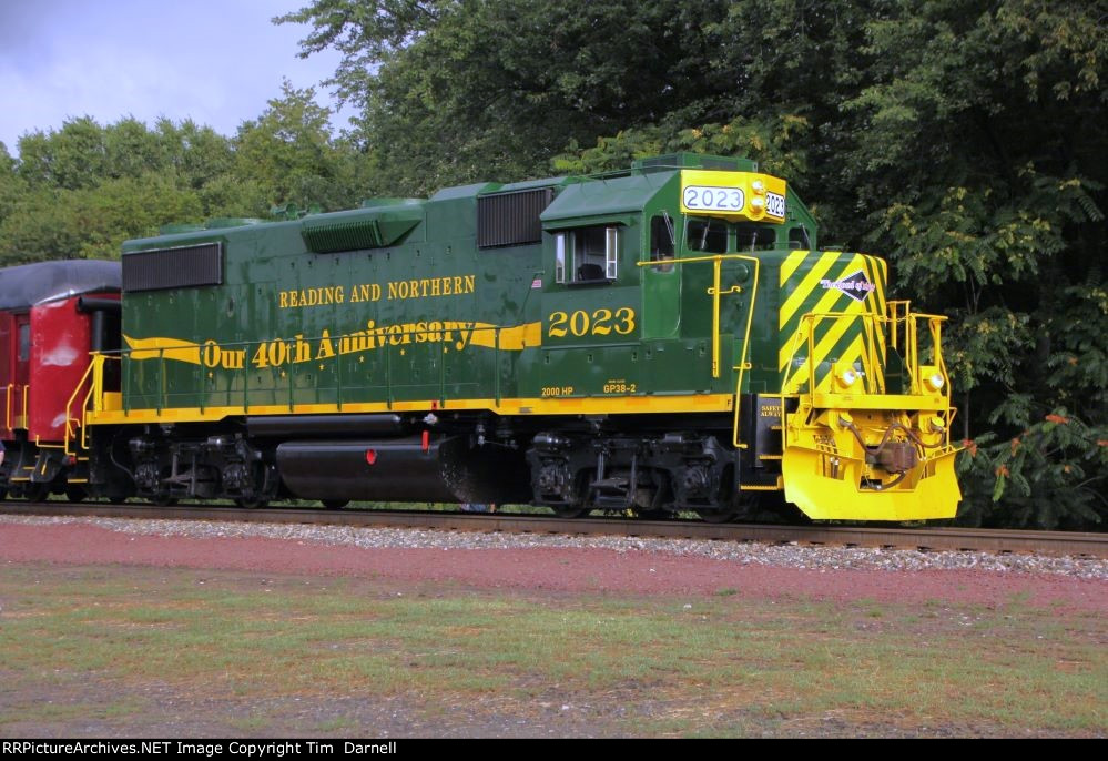 RBMN 2023 sitting in the station.